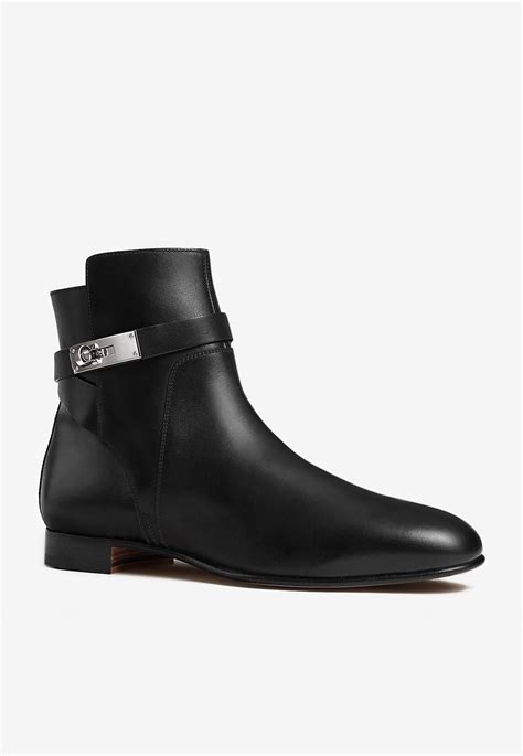 hermes neo boots|HERMES Calfskin Neo Ankle Boots 37 Black.